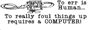 Computer Foul Up